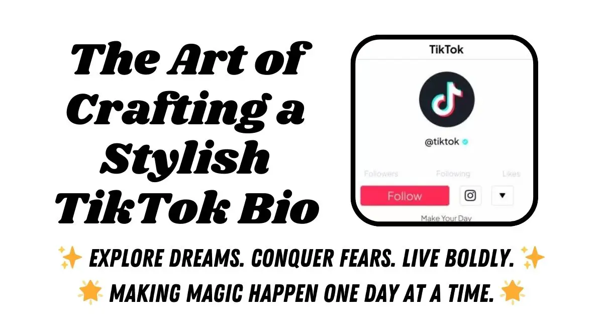 The Art of Crafting a Stylish TikTok Bio